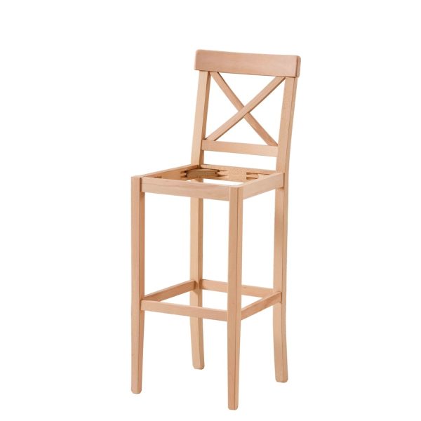 ÇAPRAZ DÖŞEMELİ BAR SANDALYE