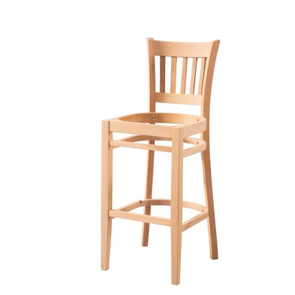 ÇITALI PAPEL DÖŞEMELİ BAR SANDALYE