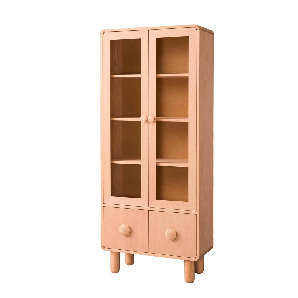 3716 BOHEM KAPAKLI CAMLI KİTAPLIK - Görsel 1